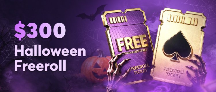 $300 Halloween Freerolls on BCPoker