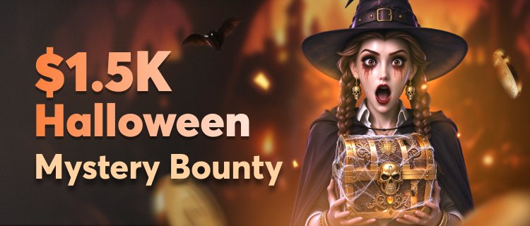 $1.5K Halloween Mystery Bounty on BCPoker