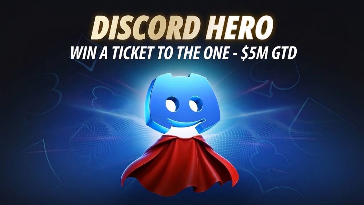 CoinPoker Discord Hero promotion — win a ticket to The One, $5M GTD