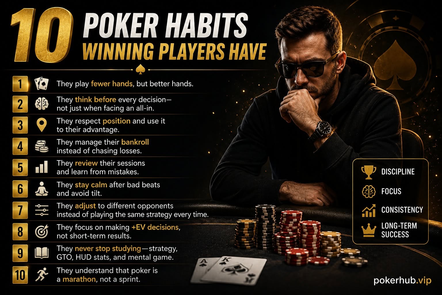 10 Poker Habits Winning Players Have